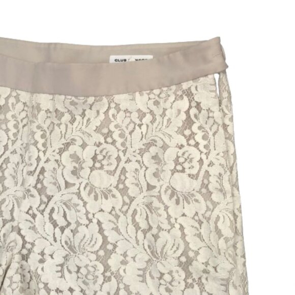 Club Monaco Floral Lace Shorts in White Size 0 - Picture 4 of 15